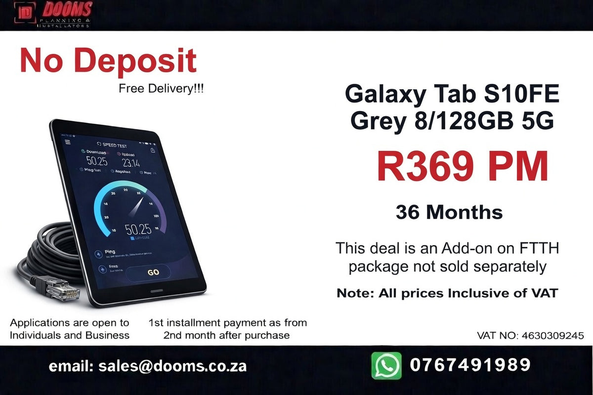 FTTH Mobile Deal – Tablets
