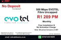 EVOTEL Fibre Uncapped 500 Mbps