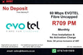 EVOTEL Fibre Uncapped 60 Mbps