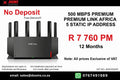 BUSINESS INTERNET FIBRE LINK AFRICA 90 DAYS 500MBPS - 500MBPS