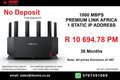 BUSINESS INTERNET FIBRE LINK AFRICA 90 DAYS 1000MBPS - 1000MBPS